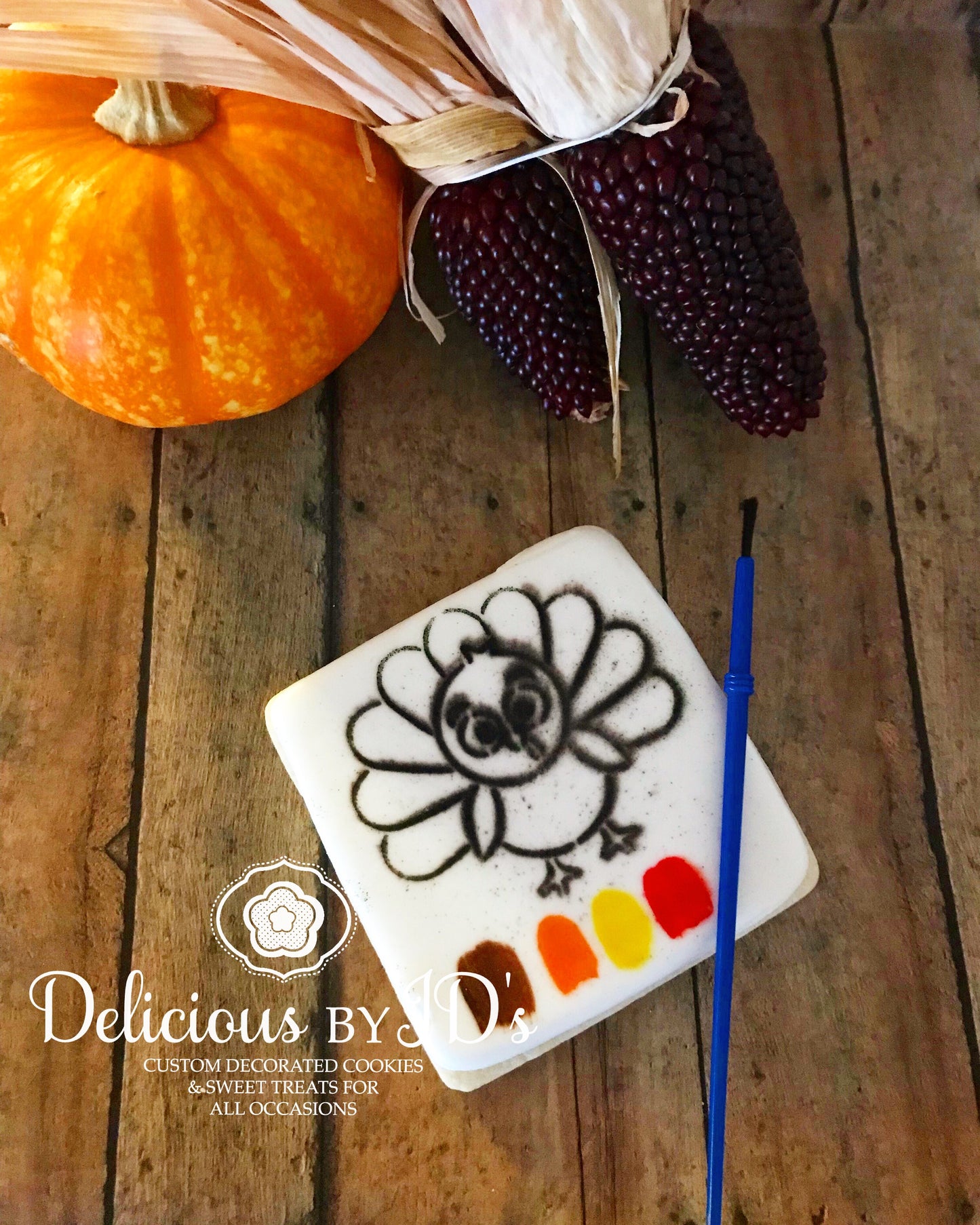 Turkey-Paint Your Own Cookie